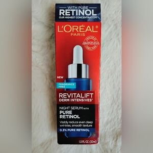 L'Oreal Revitalift Night Serum with Pure Retinol | New In Box
